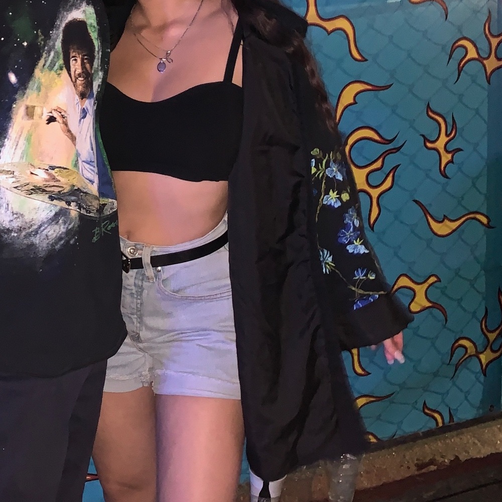 Oversized patterned button down - Picture 3 of 4